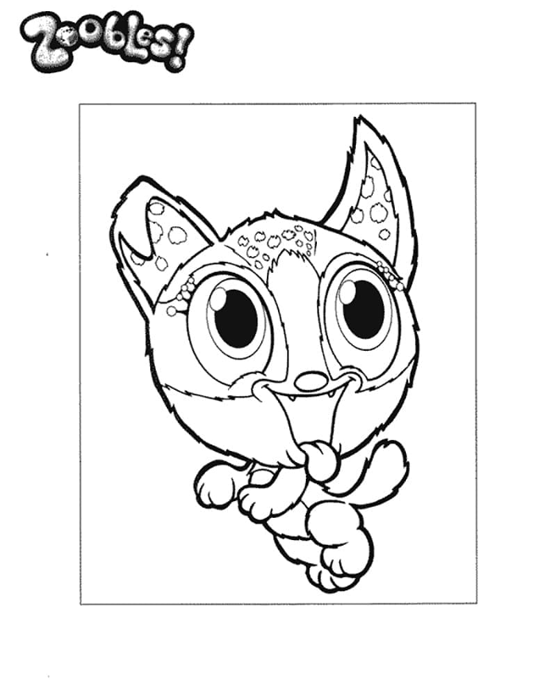 Zoobles ausmalbilder