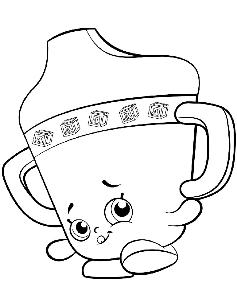 Sippy Sips Shopkins ausmalbilder
