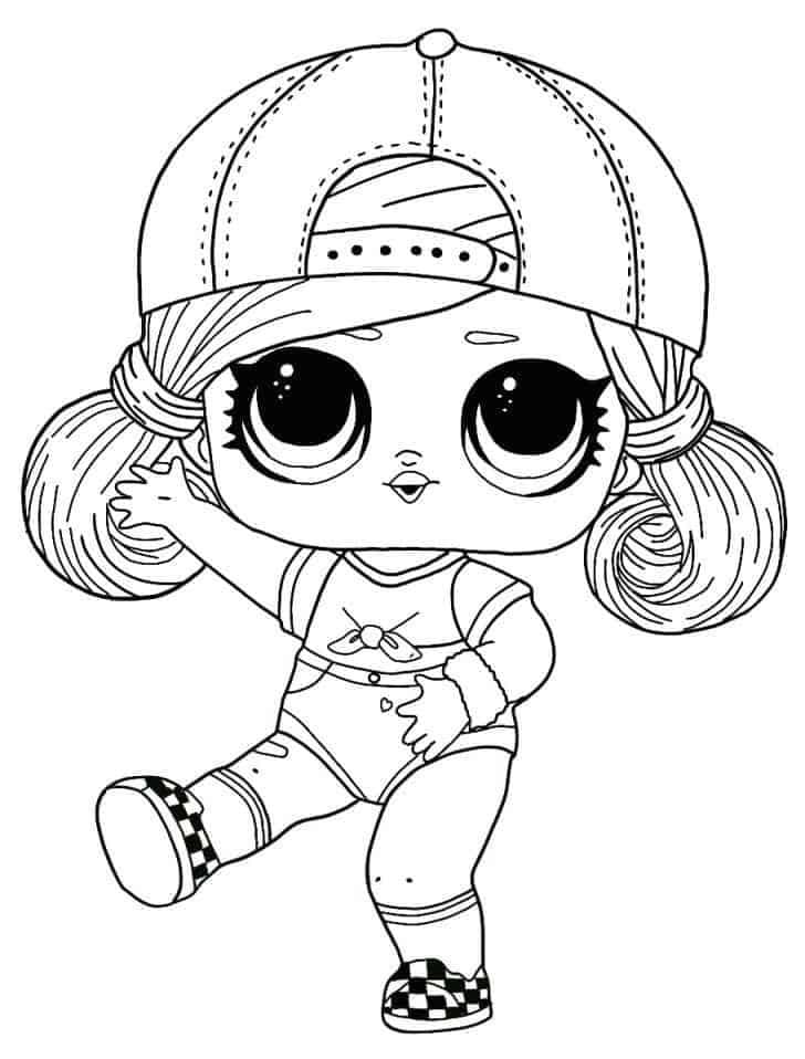 Ska8e Girl di LOL Surprise ausmalbilder
