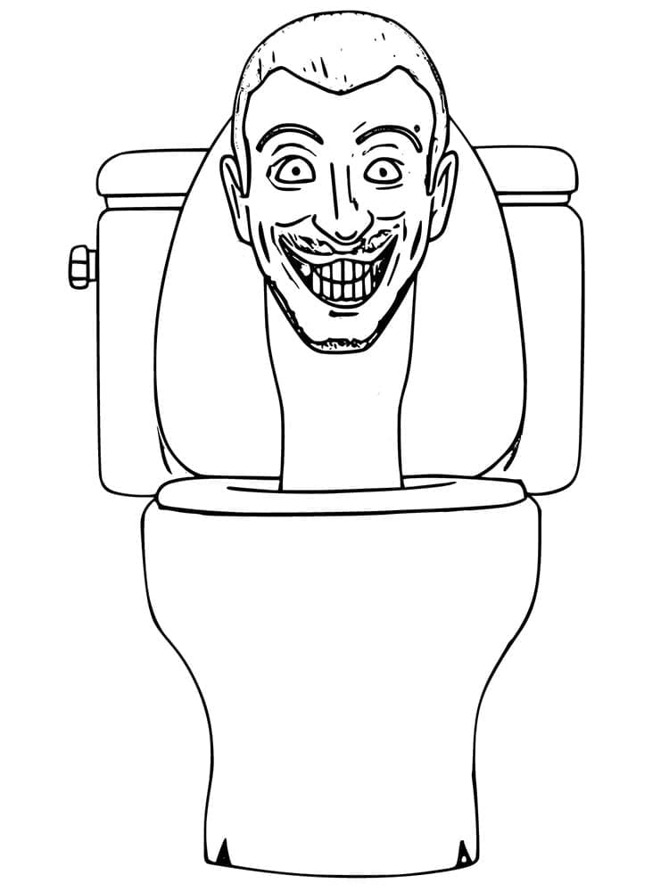 Skibidi Toilet Für Kinder Gratis ausmalbilder