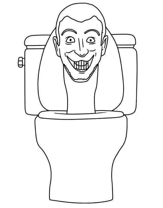 Skibidi Toilet Serie ausmalbilder