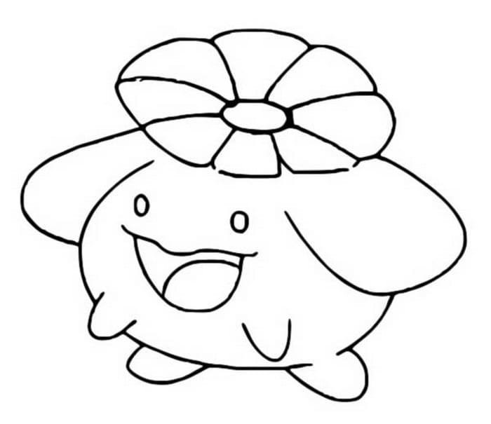 Skiploom Pokemon ausmalbilder