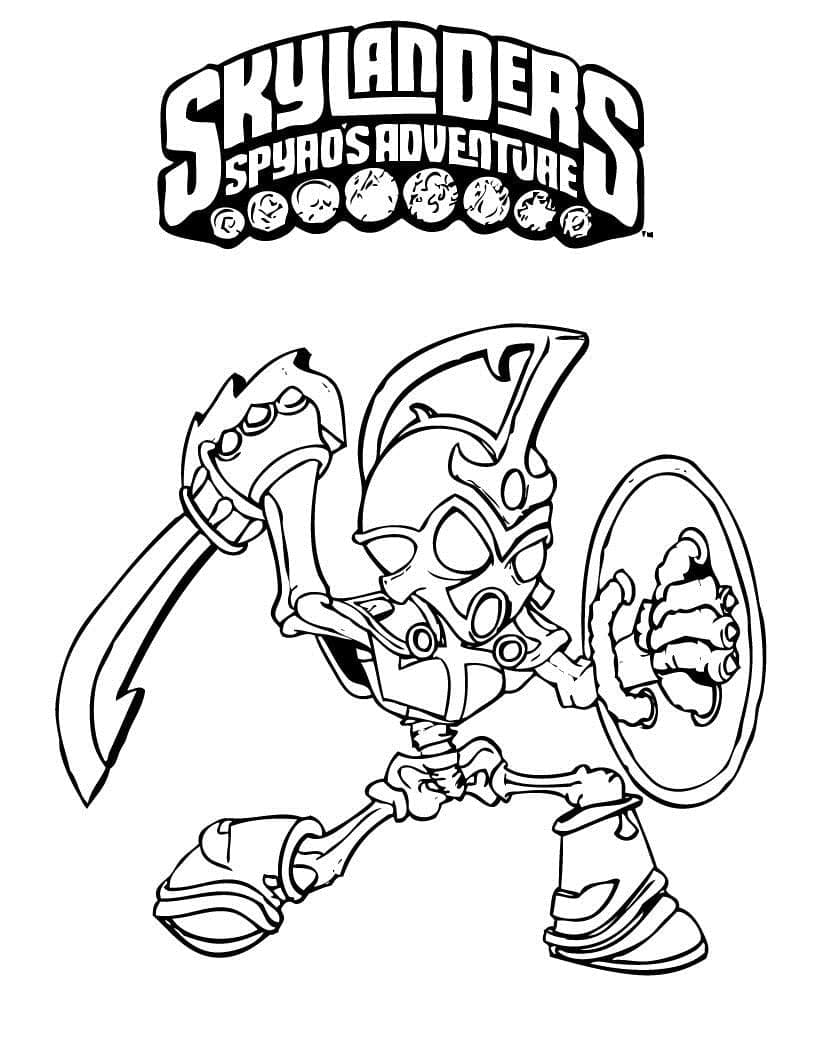 Skylanders Chop Chop ausmalbilder