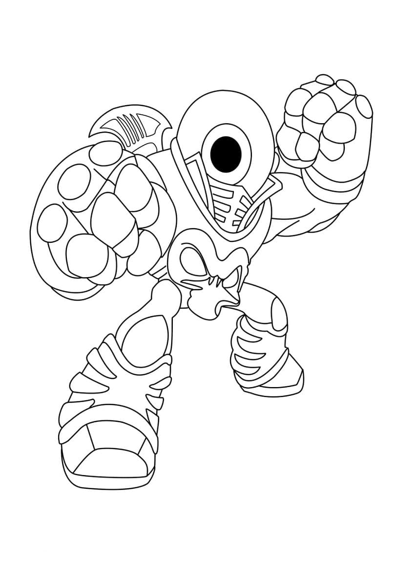 Skylanders Eye Brawl ausmalbilder
