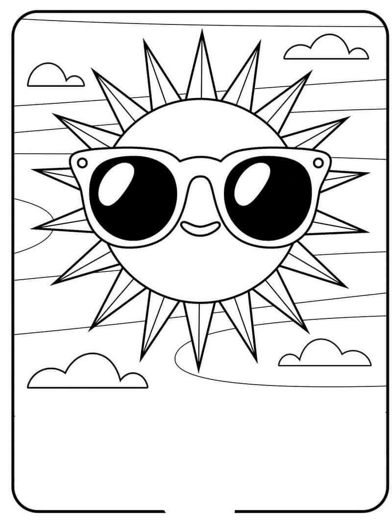 Sommer Bild ausmalbilder