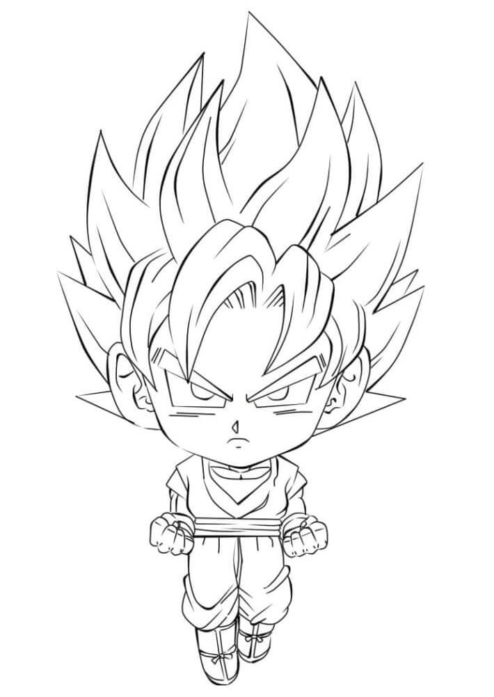 Son-Goku-Malvorlage für Kinder ausmalbilder
