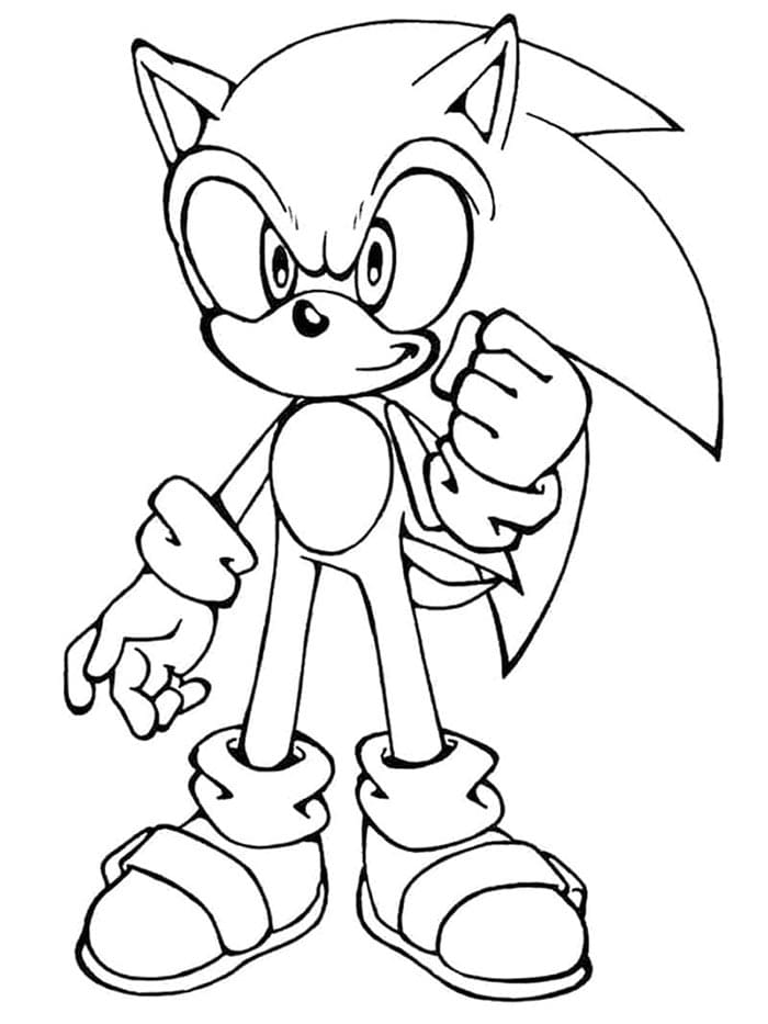 Sonic Druckbares Bild ausmalbilder