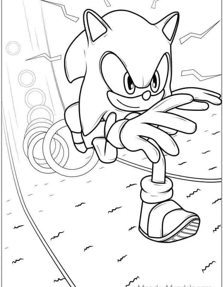 Sonic Druckbares Für Kinder ausmalbilder