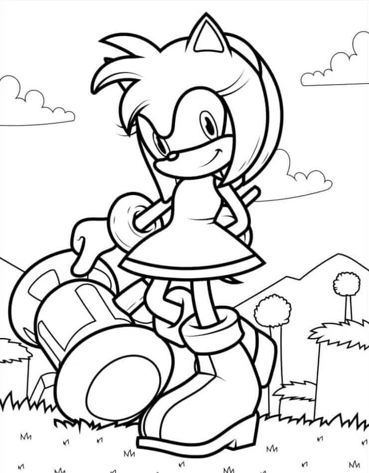 Sonic Für 1-Jährige Kinder ausmalbilder