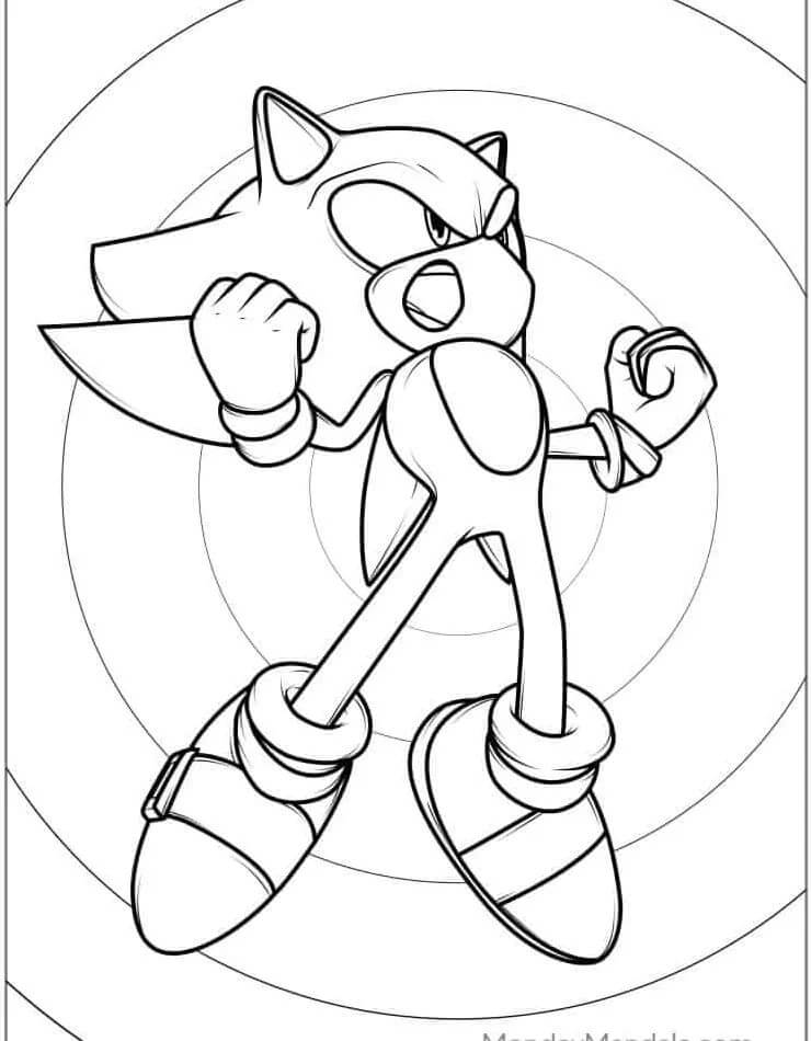 Sonic Für 2-Jährige Kinder ausmalbilder