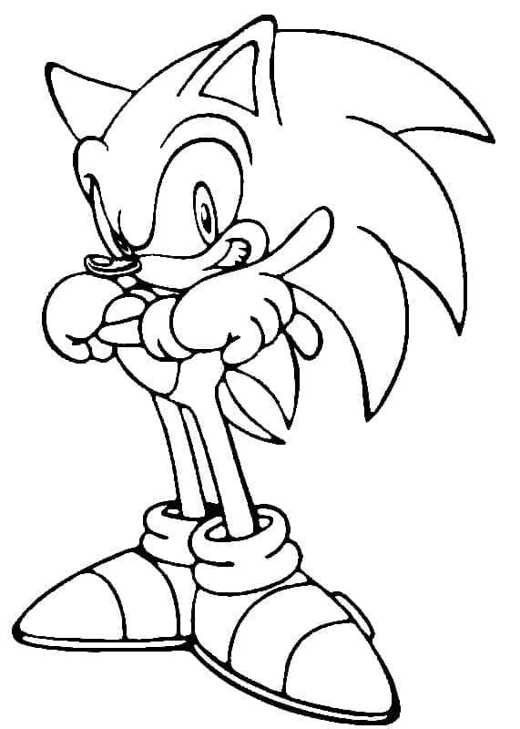 Sonic Für 4-Jährige Kinder ausmalbilder