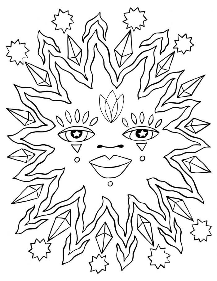 Sonne Malvorlage für Kinder ausmalbilder
