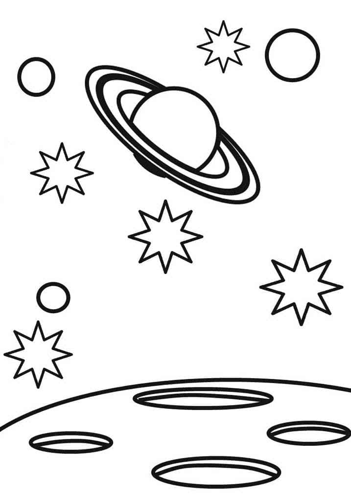 Sonnensystem gratis ausmalbilder