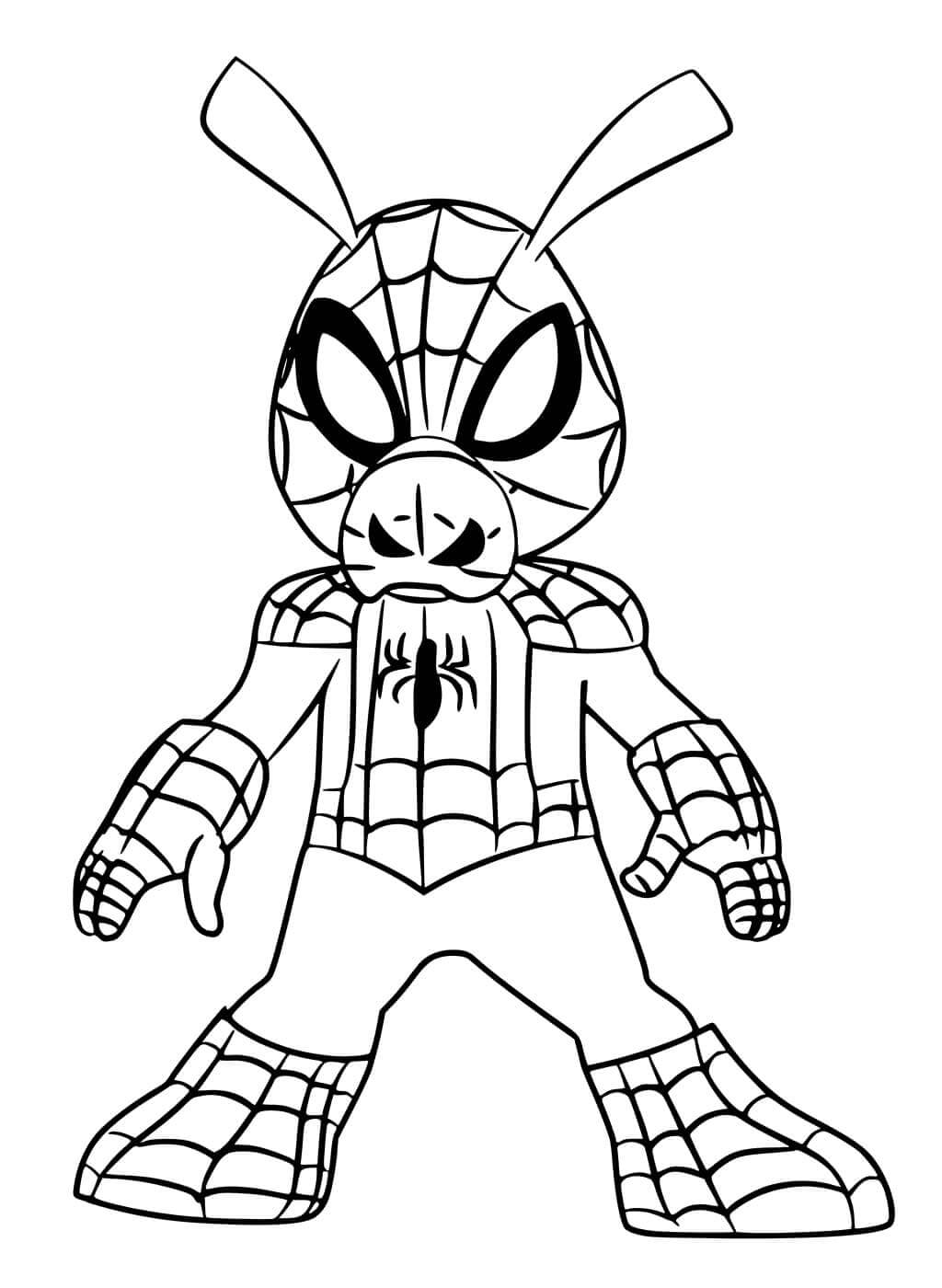 Spiderman Kostenloser für Kinder ausmalbilder