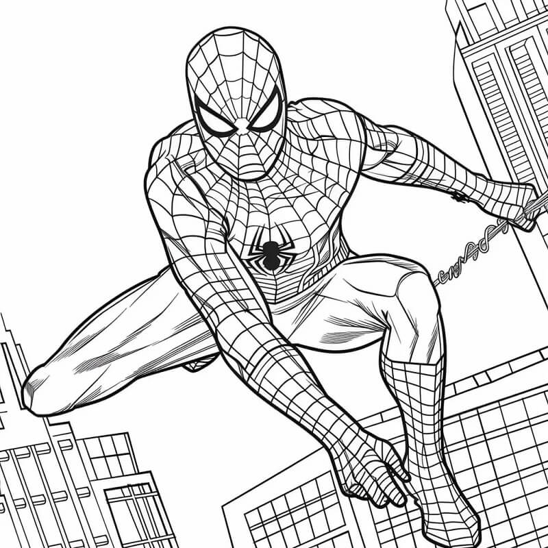 Spiderman für 3-jährige Kinder ausmalbilder