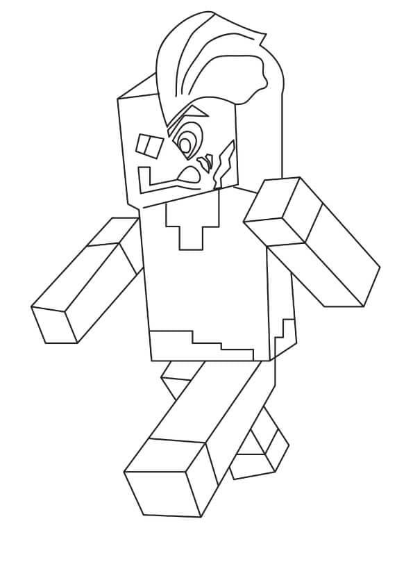 Spiel Minecraft ausmalbilder