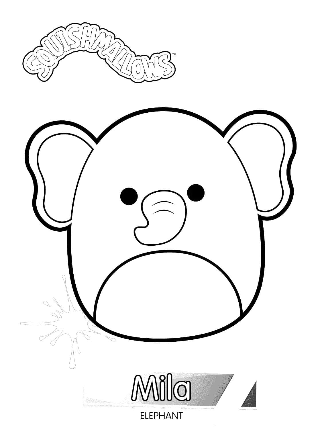 Squishmallows Bild Kostenlos ausmalbilder