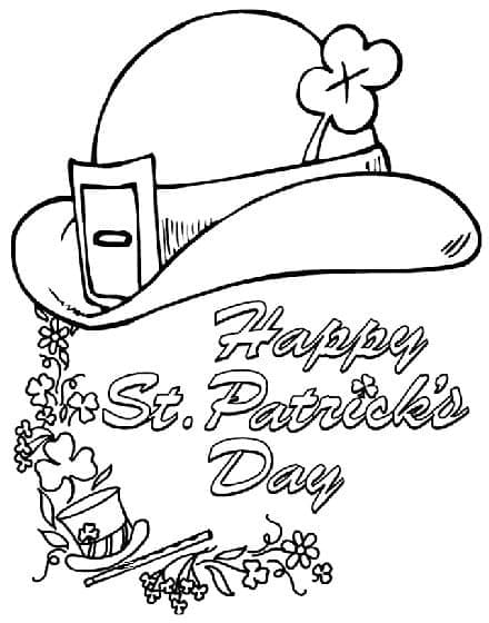 St. Patrick's Day Druckbar ausmalbilder