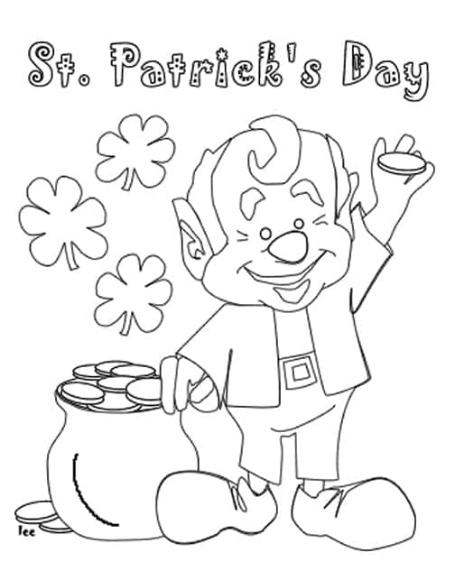 St. Patrick's Day Für 5-Jährige Kinder ausmalbilder