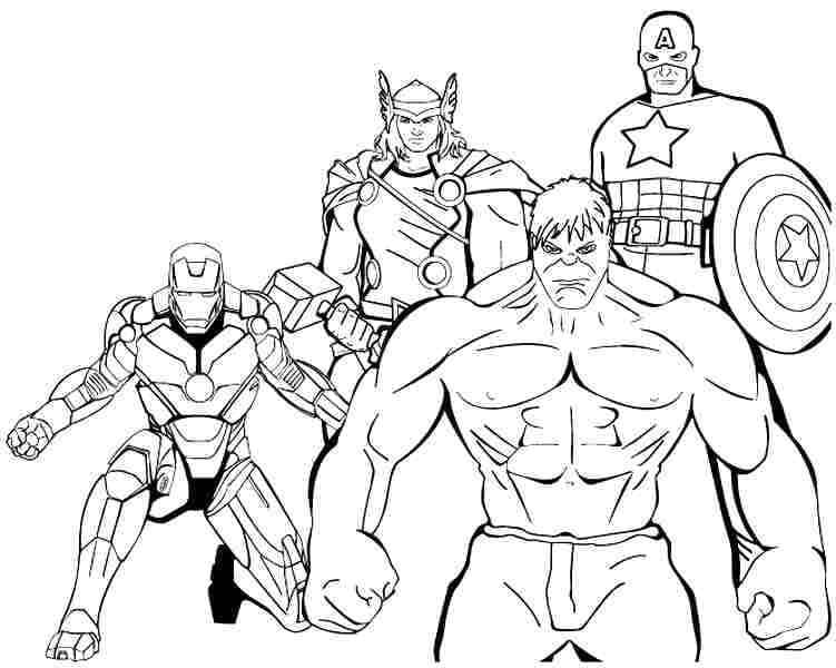 Starker Avengers ausmalbilder