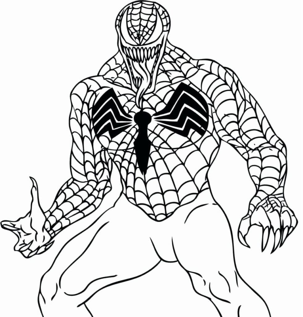 Starker Venom ausmalbilder
