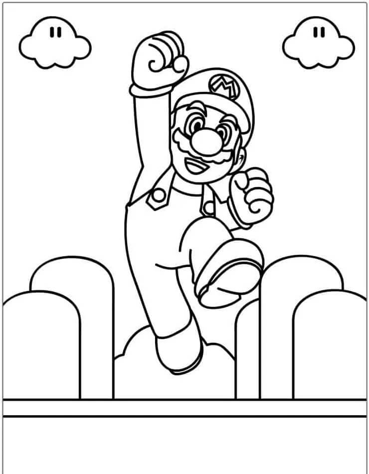 Super Mario Bros ausmalbilder