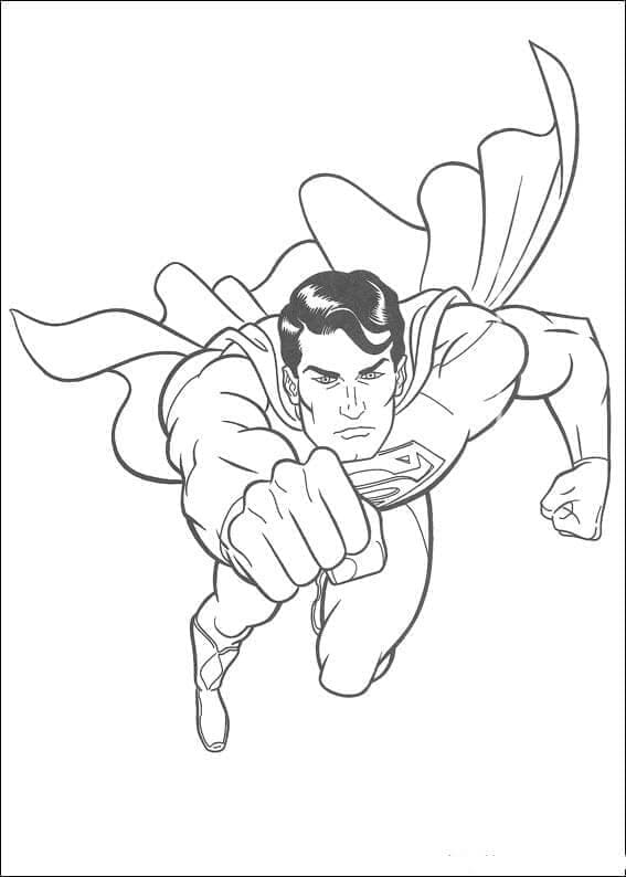Superman 1 ausmalbilder