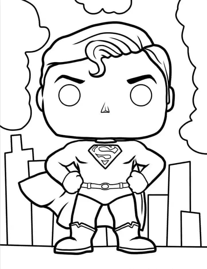 Superman DC Superheld ausmalbilder