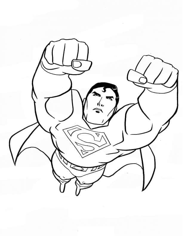 Superman für 2-jährige Kinder ausmalbilder