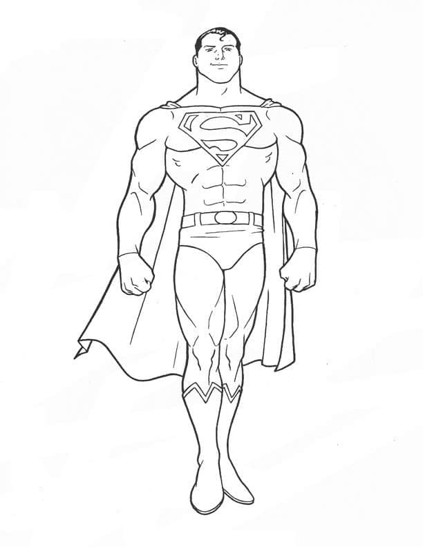 Superman für 6-jährige Kinder ausmalbilder