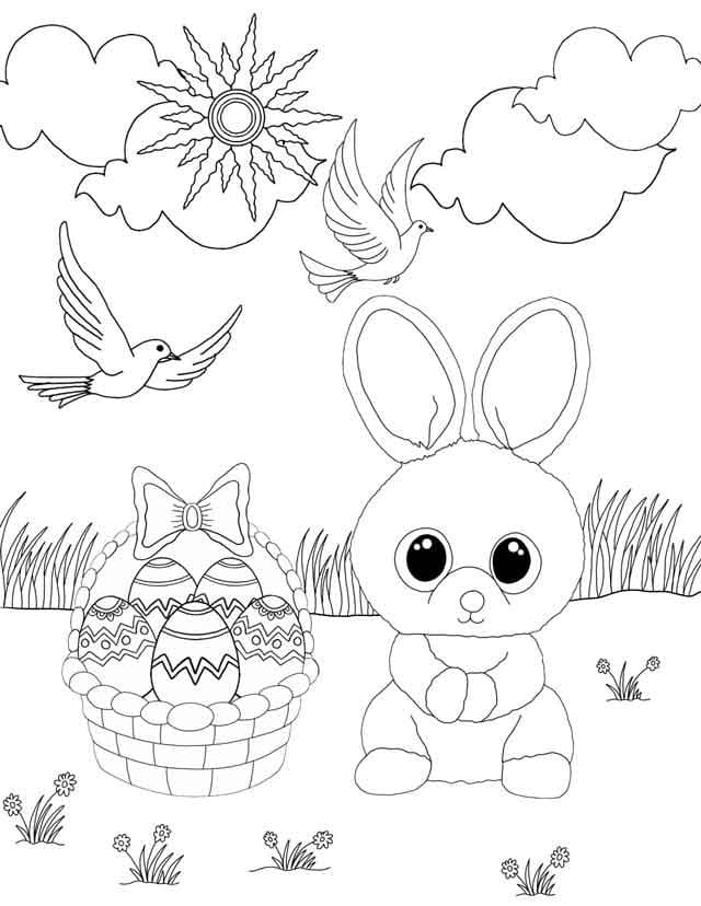 Süße Beanie Boos ausmalbilder