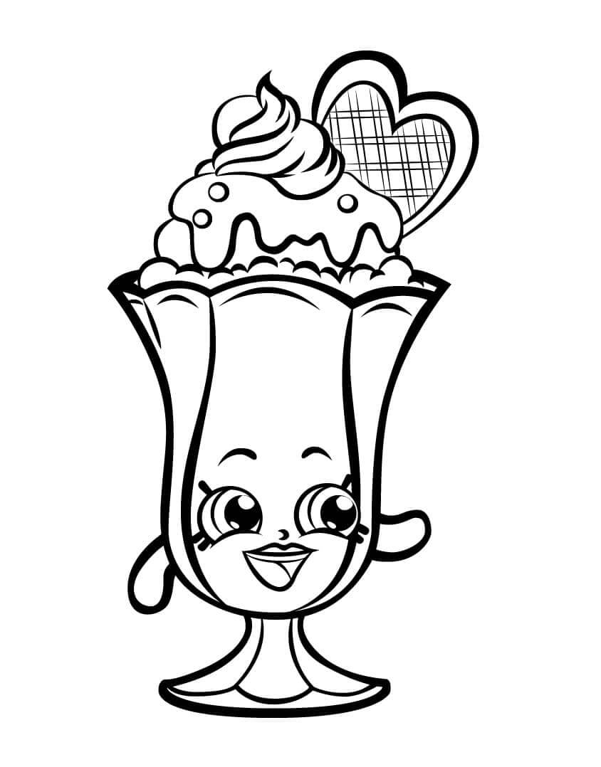 Suzie Sundae Shopkins ausmalbilder