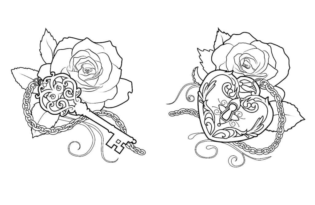 Tattoo ausdrucken ausmalbilder