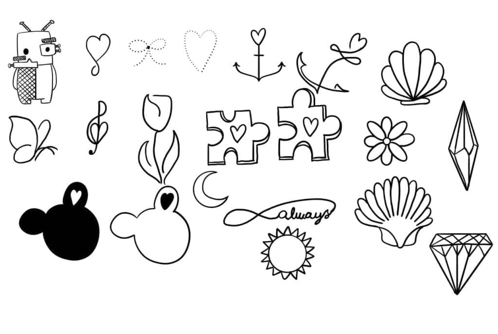 Tattoo für Kinder ausmalbilder