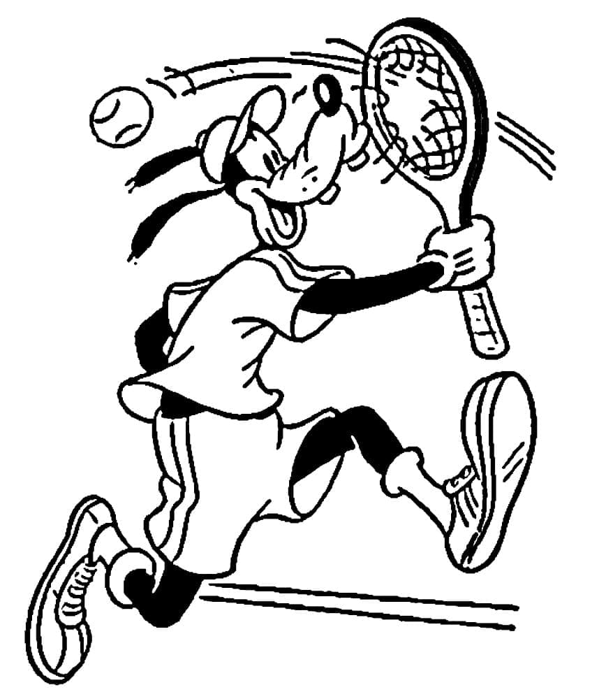 Tennis Druckbar Kostenlos ausmalbilder