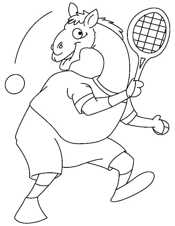 Tennis Druckbares Für Kinder ausmalbilder