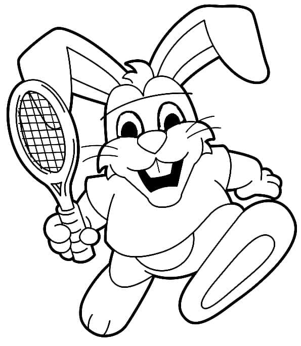 Tennis Für 1-Jährige Kinder ausmalbilder