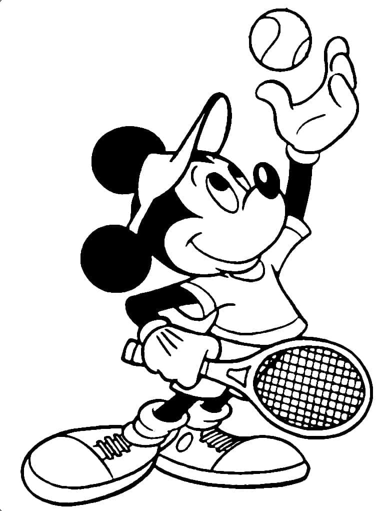 Tennis Für Kinder Gratis ausmalbilder
