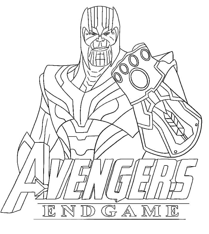 Thanos kostenlos ausmalbilder