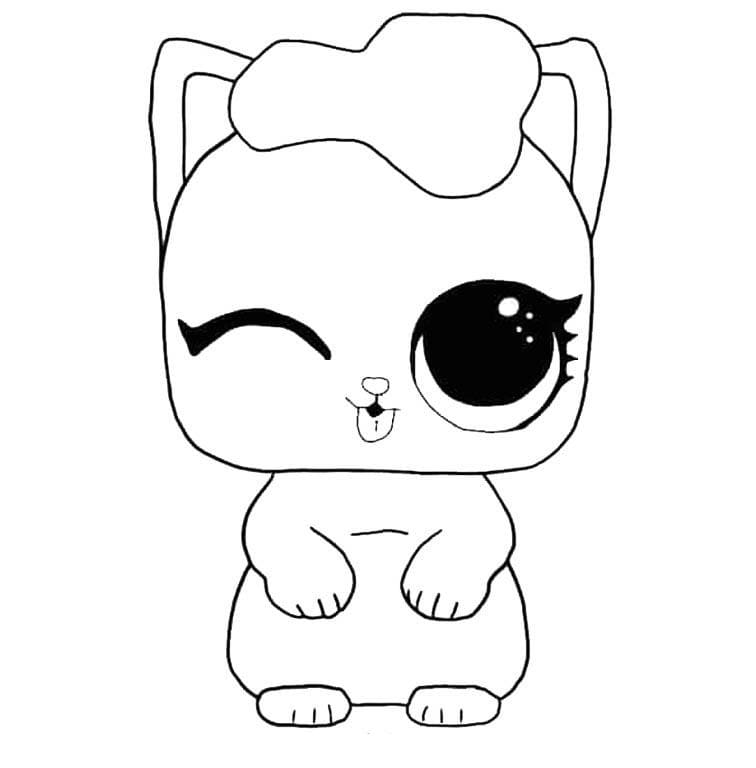 The Kitten LOL Pets ausmalbilder