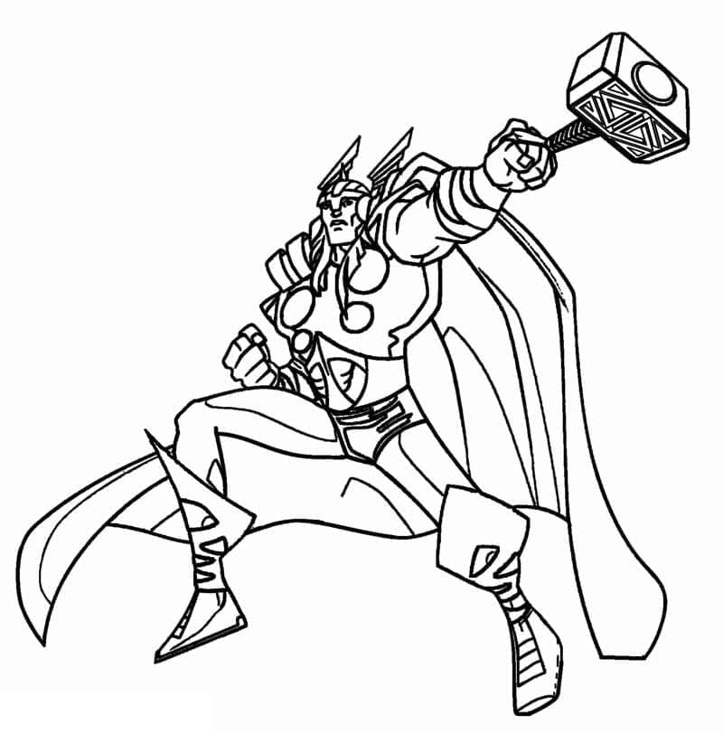 Thor 1 ausmalbilder