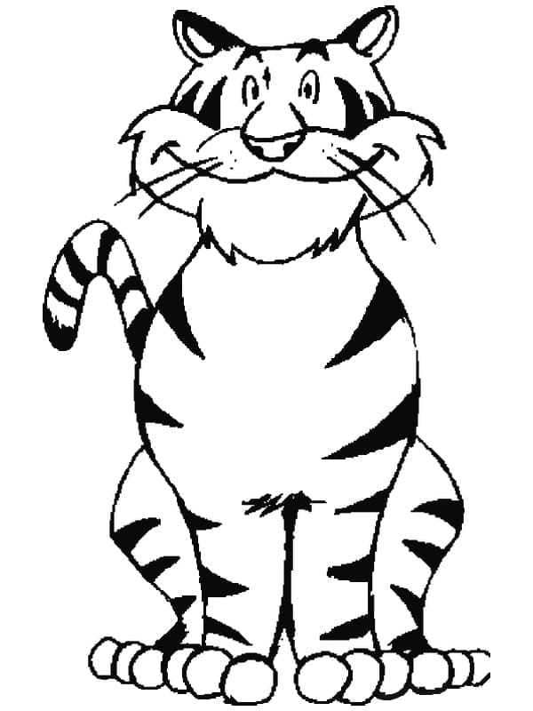 Tiger Gratis ausmalbilder