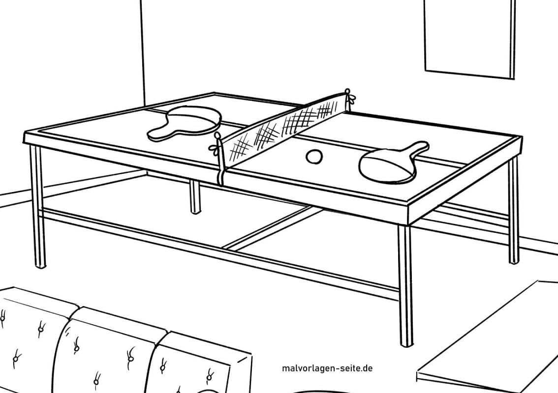 Tischtennis (18) ausmalbilder
