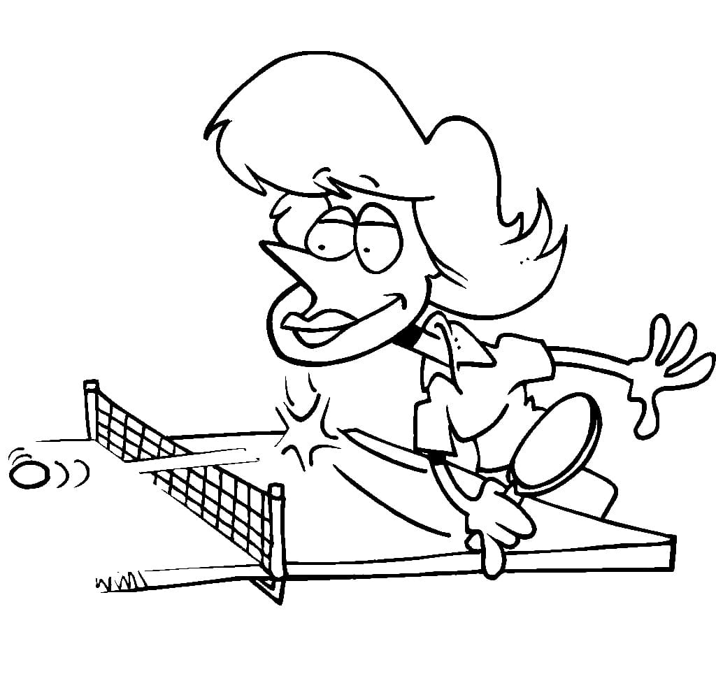 Tischtennis (24) ausmalbilder
