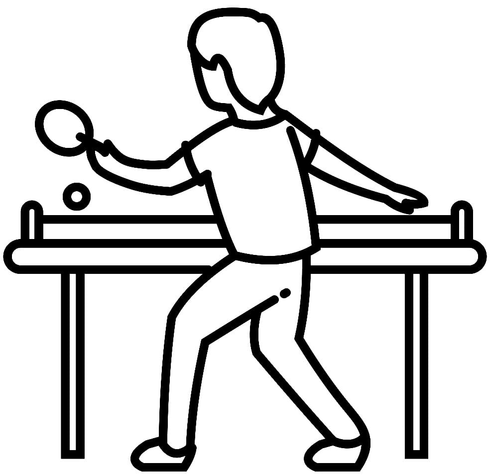Tischtennis (26) ausmalbilder