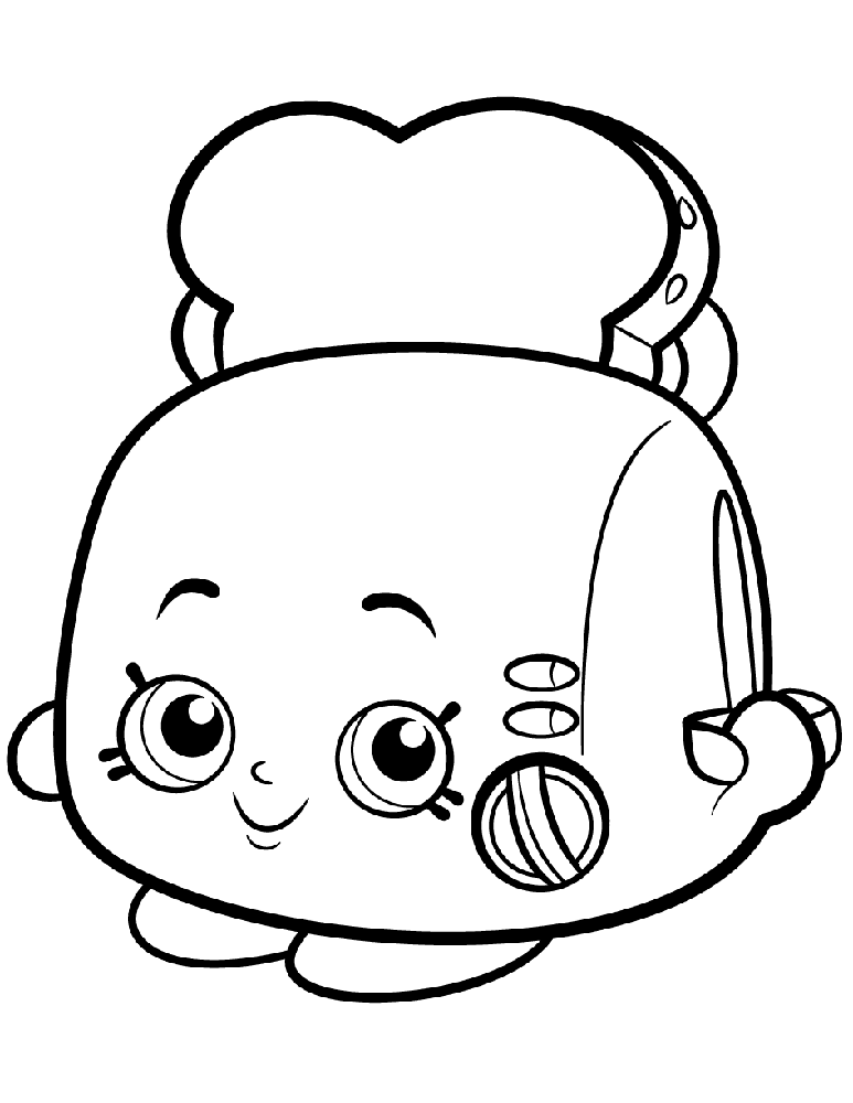 Toasty Pop Shopkins ausmalbilder
