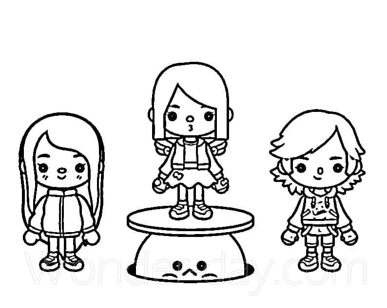 Toca Boca (5) ausmalbilder