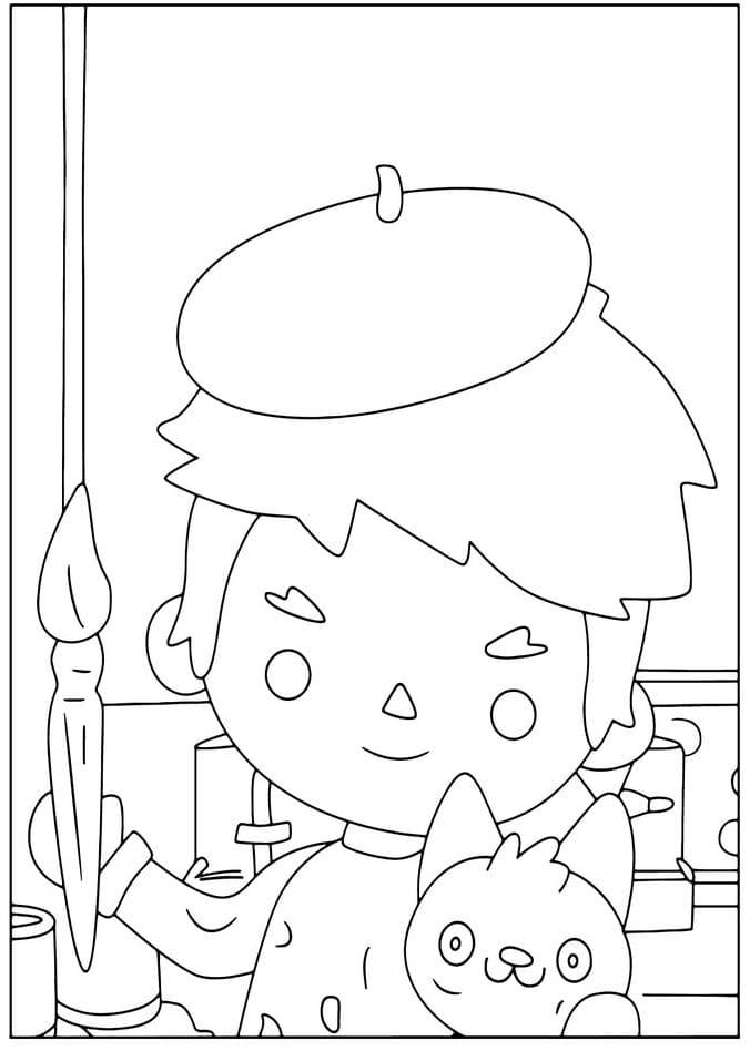 Toca Boca Bild Kostenlos ausmalbilder