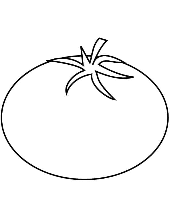 Tomate kostenlos ausmalbilder