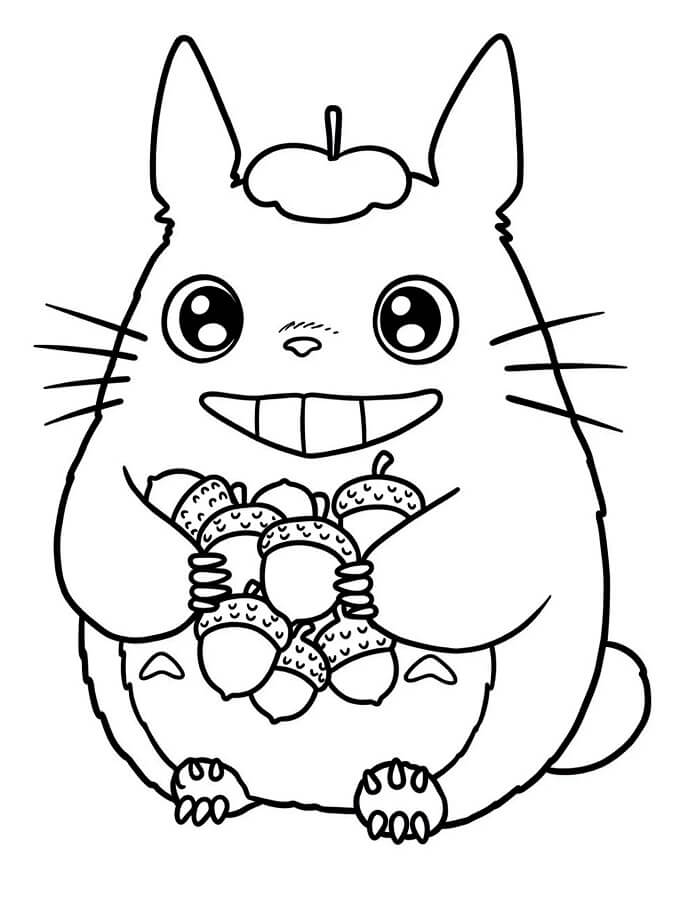 Mein Nachbar Totoro ausmalbilder